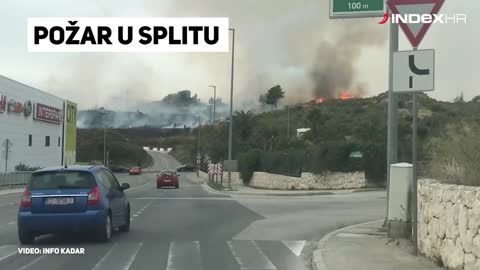 Požar u Splitu