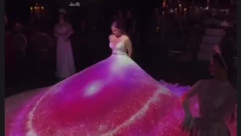 Colorful Wedding Dress