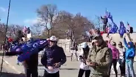 Salt Lake City Capitol Small Trump Rally