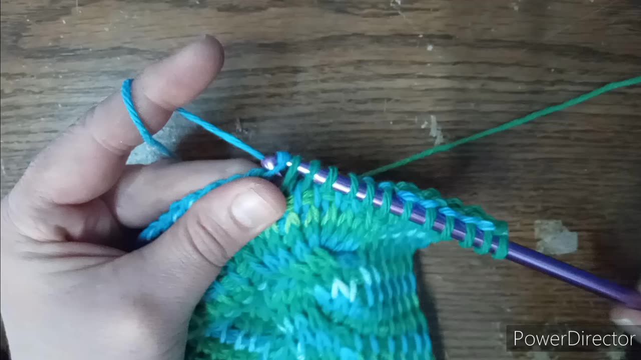 Finishing the Tunisian Cable Washcloth