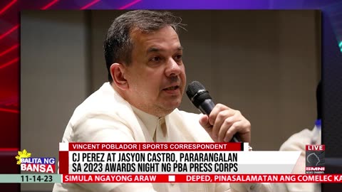 CJ Perez at Jayson Castro, pararangalan sa 2023 Awards Night ng PBA Press Corps