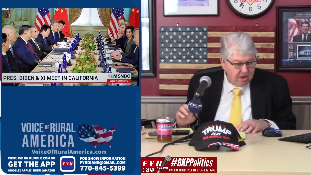 LIVESTREAM - Thursday 11/16 8:00am ET - Voice of Rural America with BKP