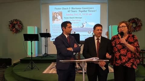 40th Anniversary Interview with Pastor Chuck & Marianne Cannizzaro (Main Service)