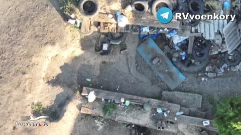 The Russian military dropped a grenade on AFU servicemen from a quadcopter.