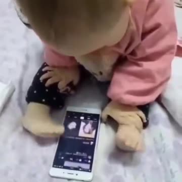 A very modern toddler
