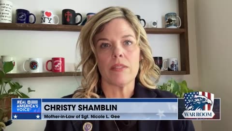 Christy Shamblin, mother-in-law of Sgt. Nicole Gee, on Kamala's disgusting post