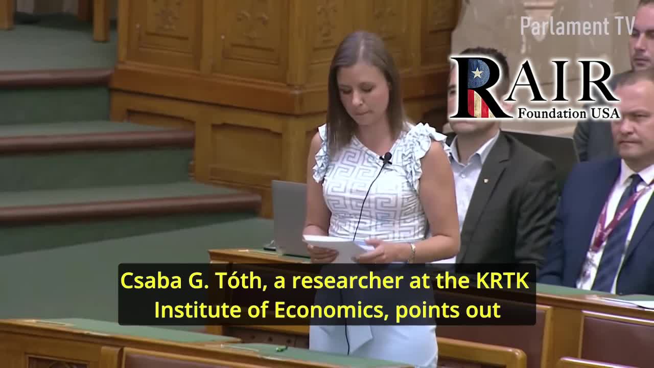 Hungarian MP Links Drastic Fall in Birth Rates to Mass 'Vaccinations' Against Covid.