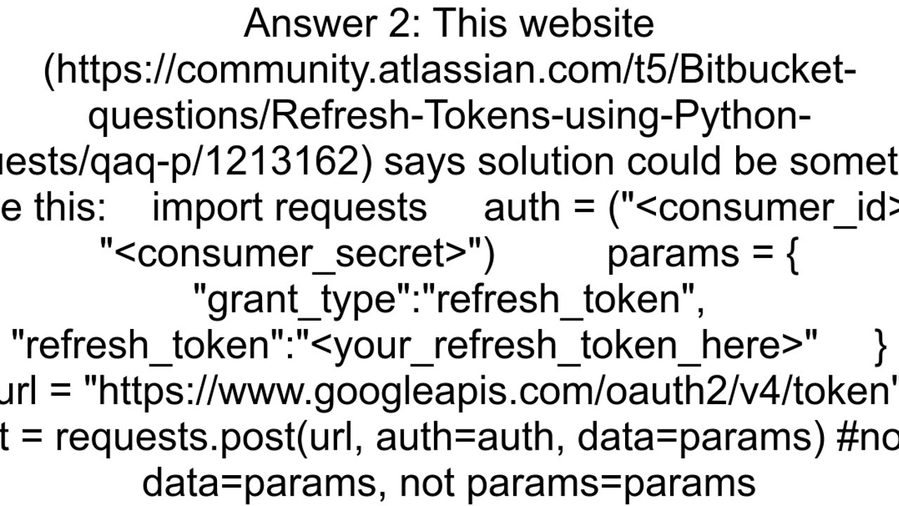 Accomplishing Oauth20 authorization with refresh token through Python Google API service creation