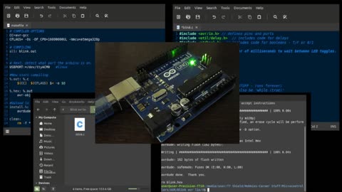 Blink AVR Linux - C (no IDE)