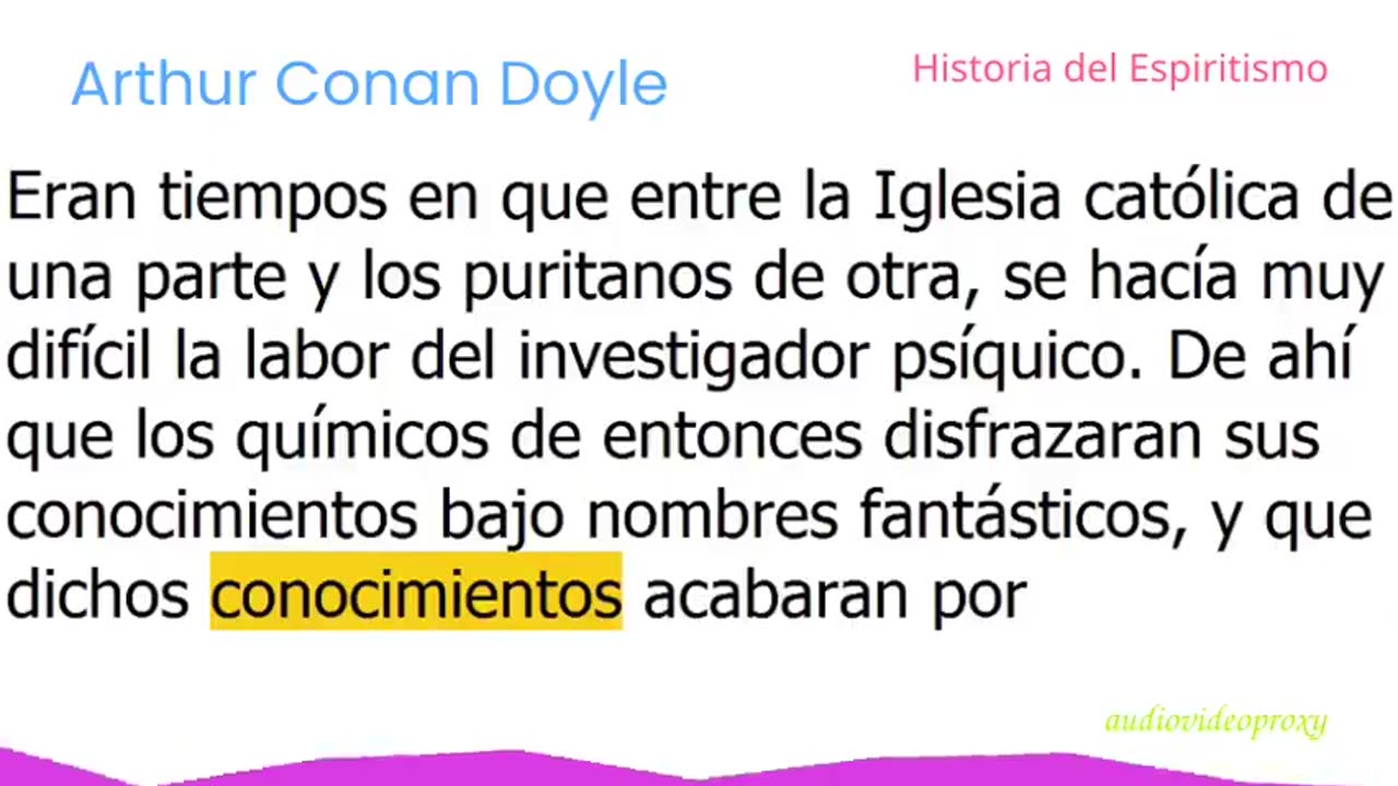 Arthur Conan Doyle - Historia del Espiritismo 3/5