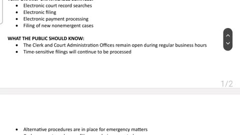 WASHINGTON State courts computers systems down.