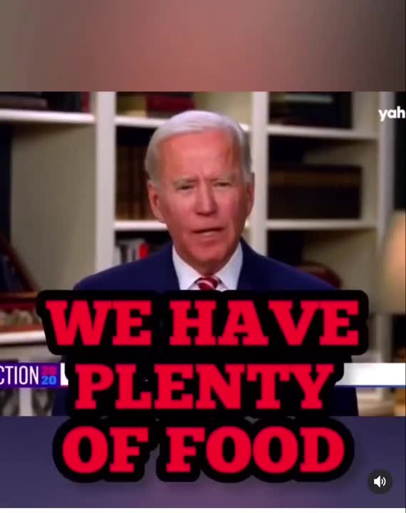Biden lying about Food shortages!!!