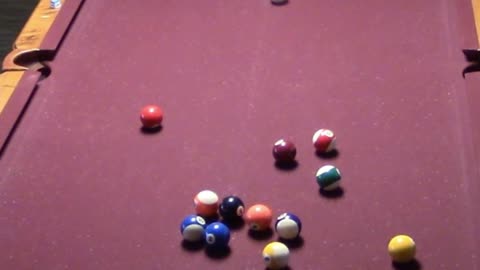 6 BALL BANK SHOT!