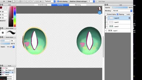 Add Layers To Draw Eyes