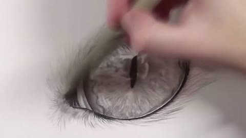 Cat eye drawing