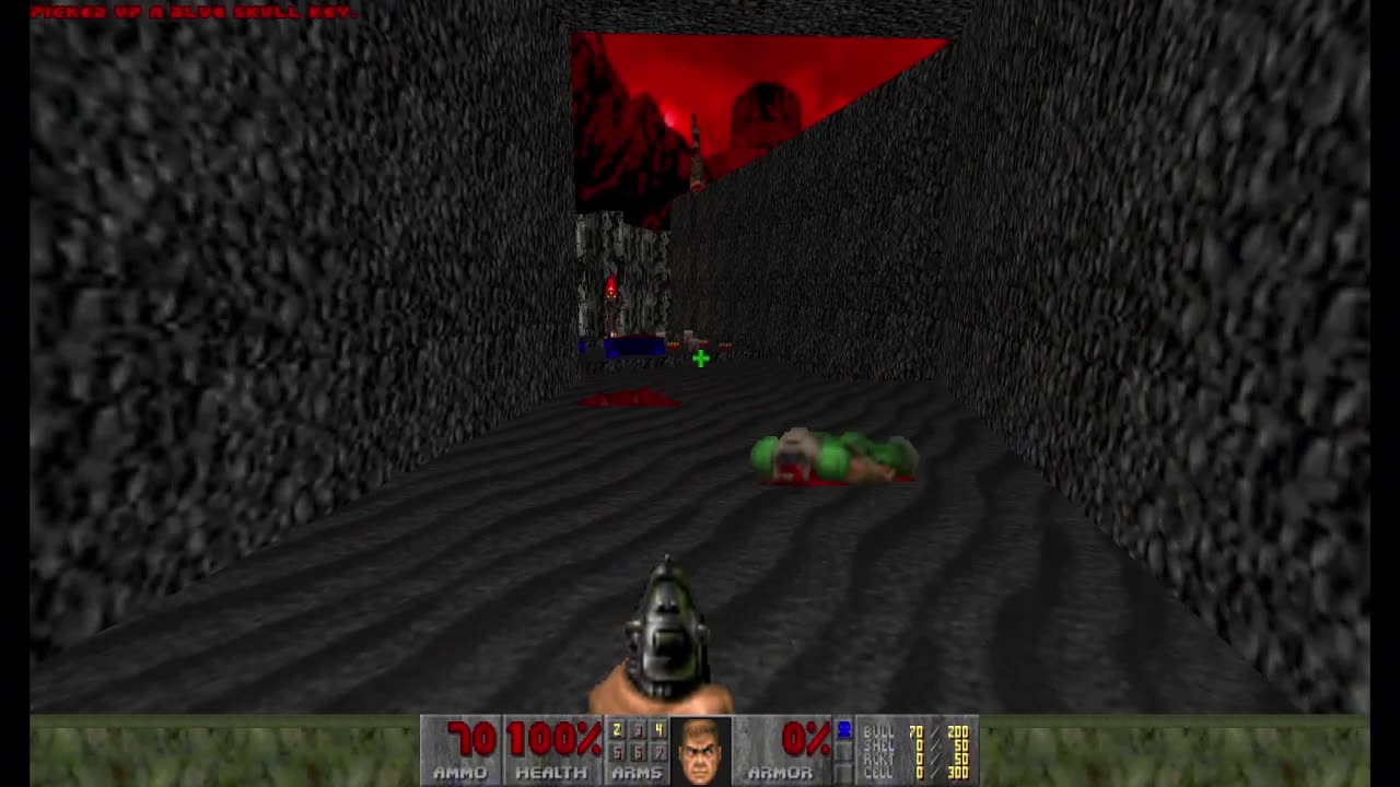 Final Doom - Inferno - Slough of Despair (E3M2) - All secrets