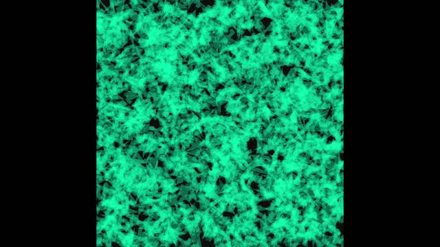 Generative Art Piece: Green Icicles