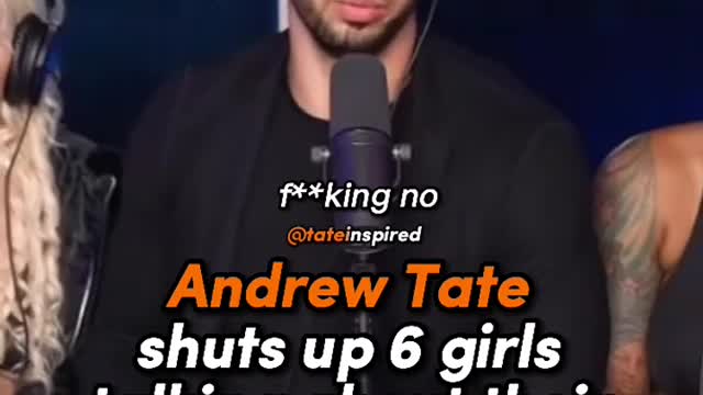 Andrew Tate shuts up 6 girls