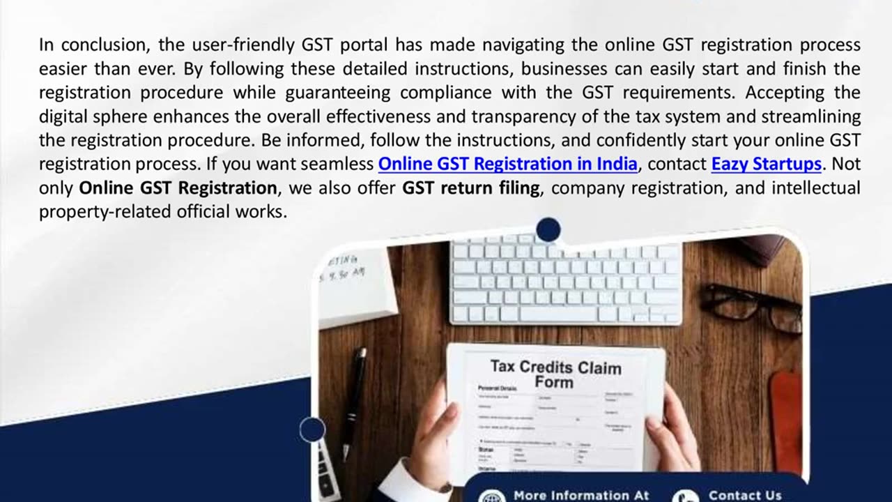 How To Apply For Online GST Registration