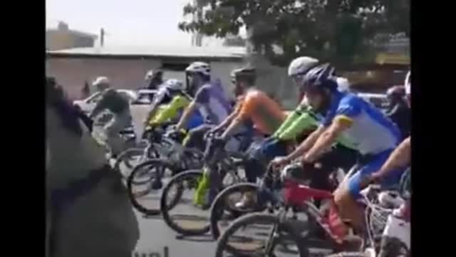 The Funeral Ceremony of Iranian Para-cyclist Bahman Golbarnejad