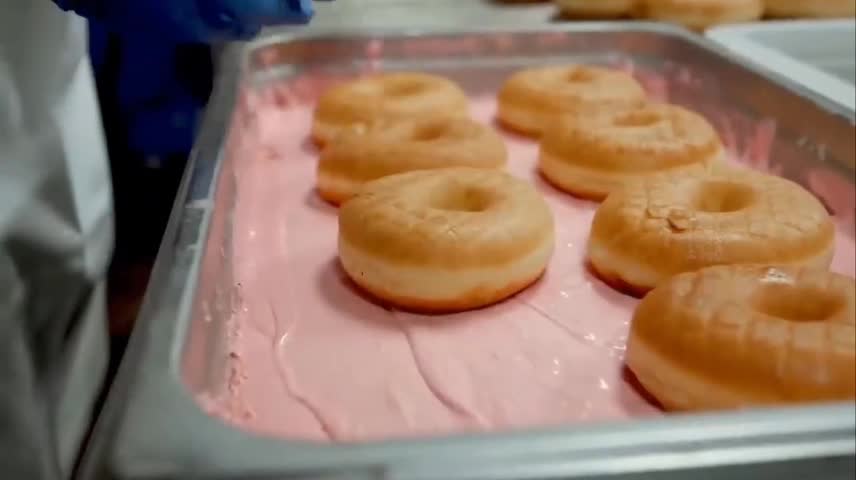 The doughnut making process