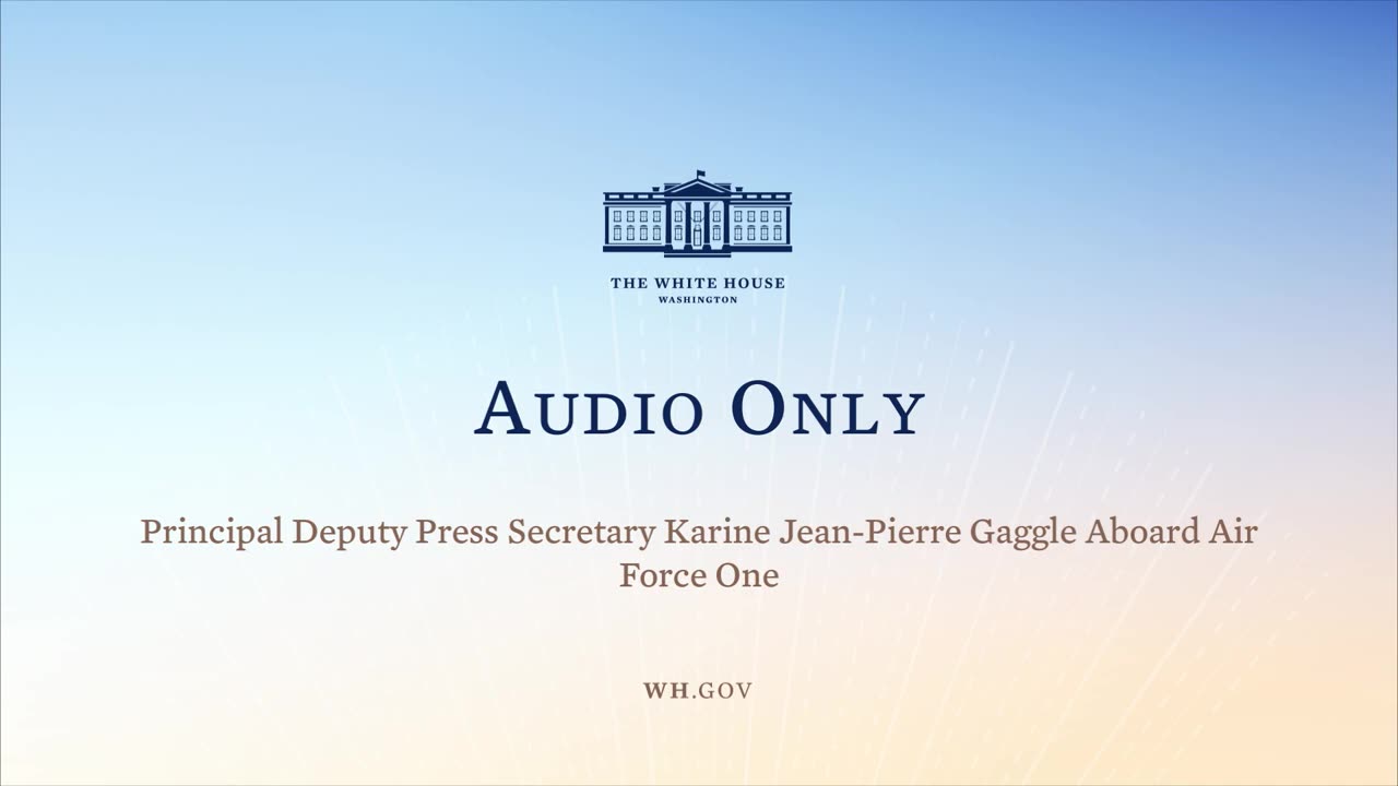 3-2-22 Deputy Principal Press Secretary Karine Jean-Pierre Gaggle Aboard Air Force One