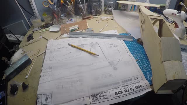 RC Model Beechcraft Stagger Wing