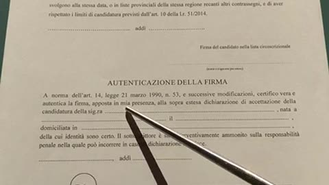 Parte 4. Accettazione di candidatura 3V