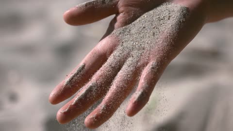 Sand Hand Beach Dessert Sea