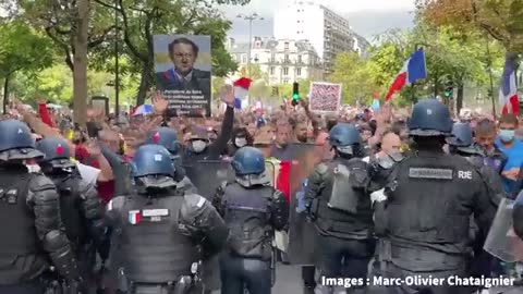 Protests continue this week in France against conditional human rights based on vaxx status.