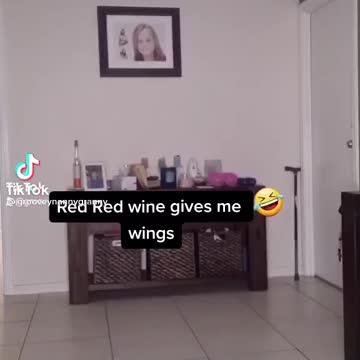 Red wine gives you wings