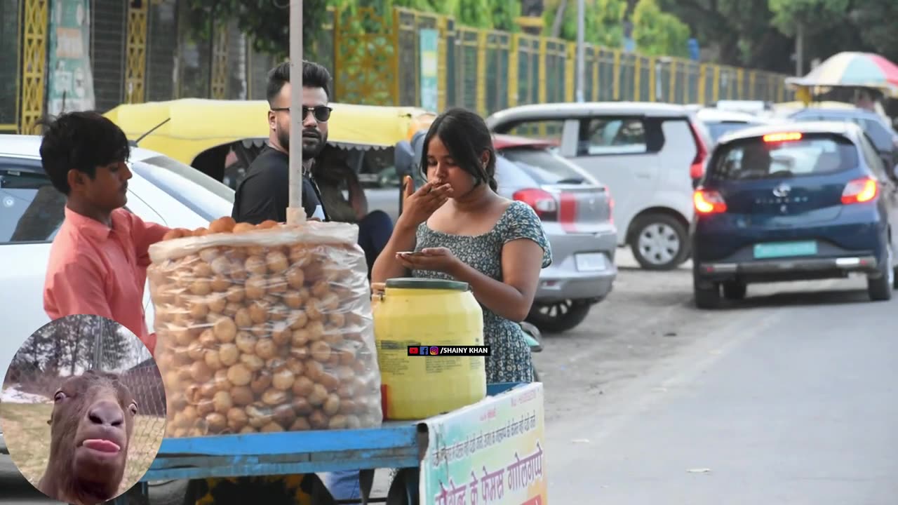 Pani Puri Prank On Random Girls 😋 | Eating Pani Puri Prank Video | Shainy Khan 2023