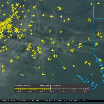 12/06/23 - Chemtrails Blanket Texas