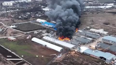 Destruction of Ukraine from above.