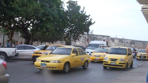 Taxis en el centro