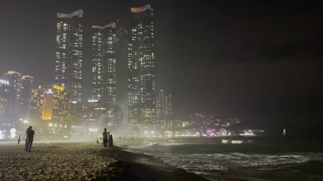 Haeundae beach in Korea