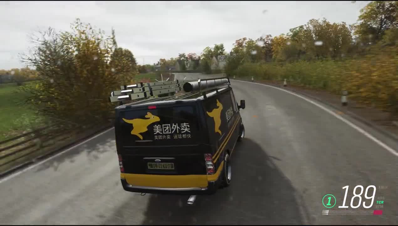 Eating and Drinking in a van.