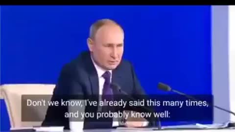 This is Putin, here he is talking to Russia