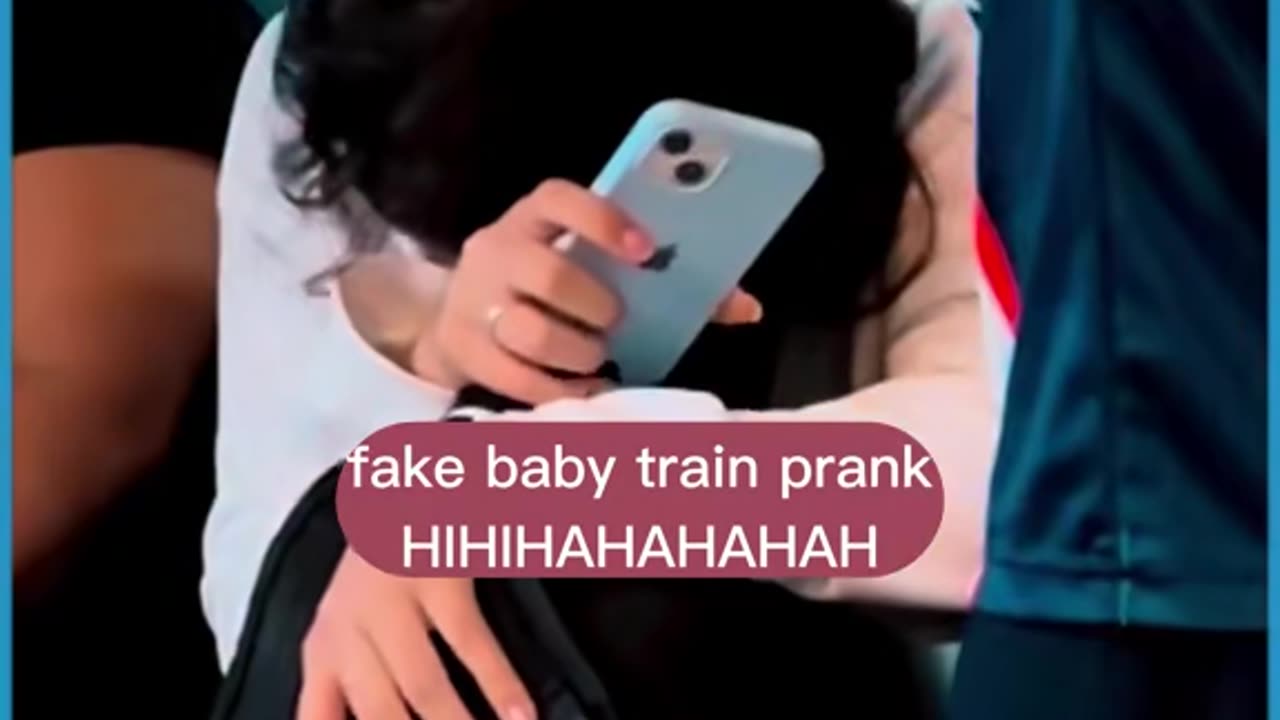 Fake Beby Train Prank