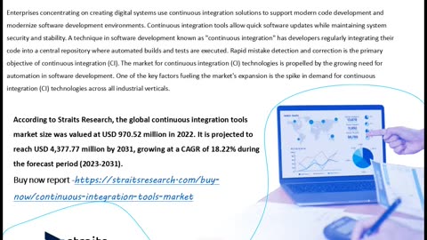 Continuous Integration Tools Share to Witness Significant Revenue Growth during the Forecast Period