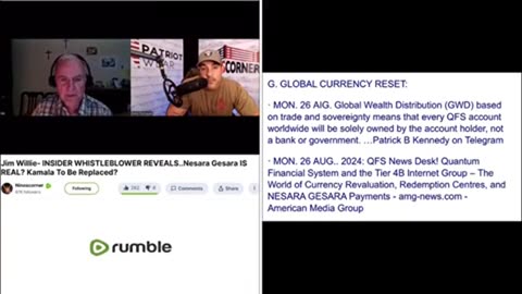 Jim Willie with David Rodriguez on Nesara