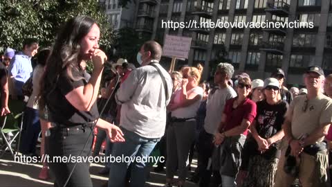 NEW YORKERS SPEAK AT MADISON SQ