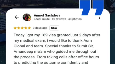 Thank You Mr. Anmol! Your 5-Star Review Inspires Us to Keep Delivering Our Best!