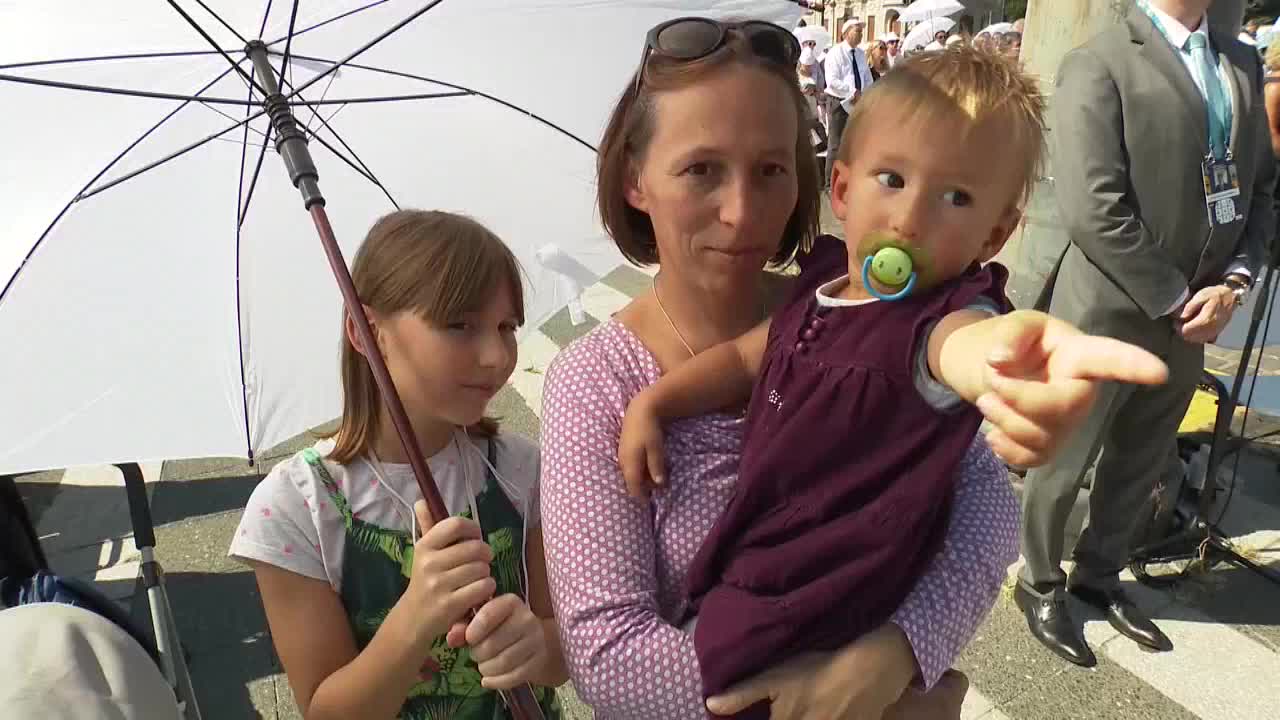 El papa Francisco se encuentra con los líderes cristianos en Bratislava