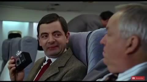 Mr. Bean Takes Photos On The Plane | Funny