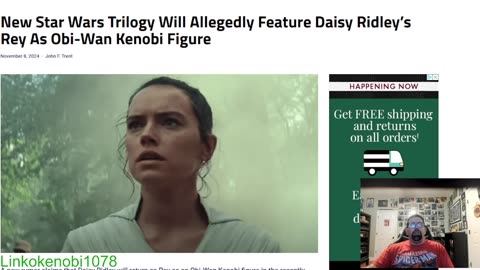 New Star Wars Trilogy Will Feature Rey As Obi Wan Kenobi