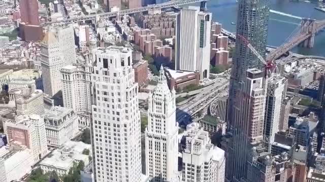 looking down from the skyscraper