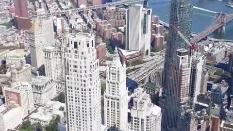 looking down from the skyscraper