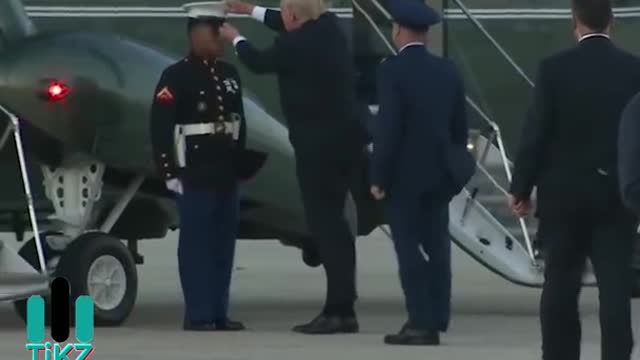 Donald Trump Respect moment.