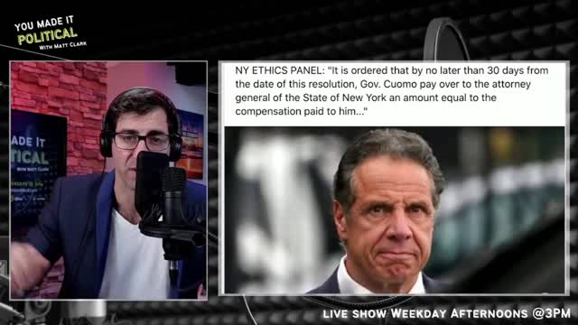 Cuomo Ordered To Pay Back ALL Book Profits, OUCH!